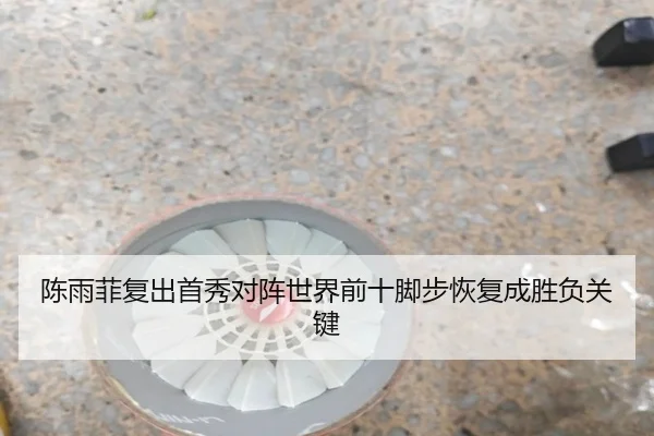陈雨菲复出首秀对阵世界前十脚步恢复成胜负关键
